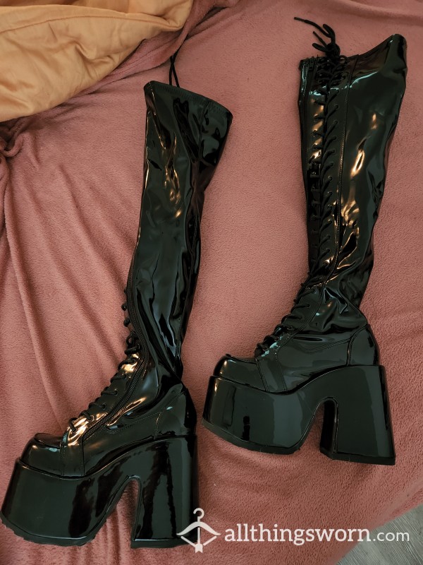 Demonia Thigh High Boots