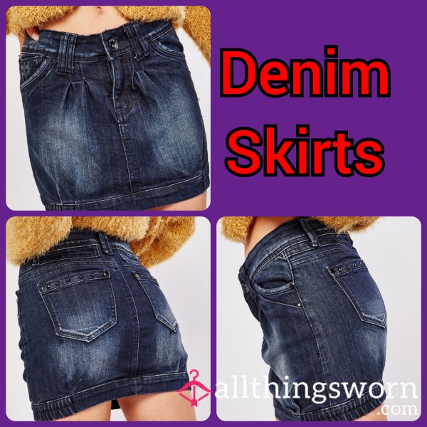 Denim Skirts