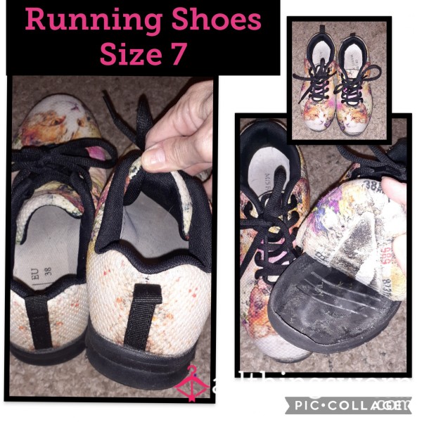 Destroyed Running Shoes - Size 7