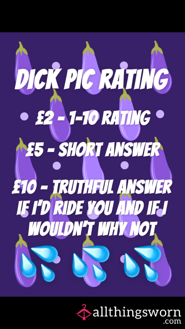 D*ck Pic Ratings