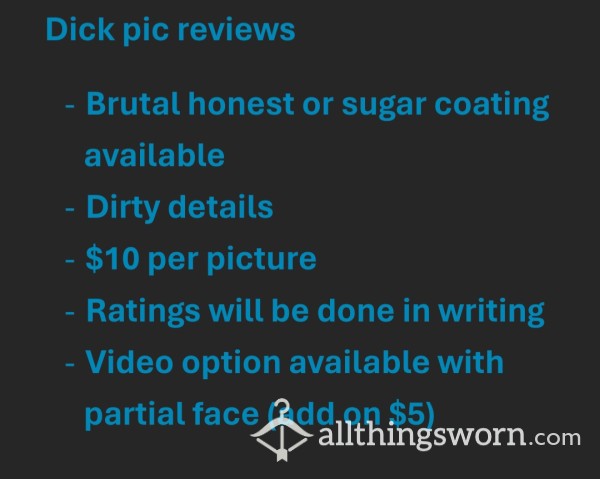 D*ck Pic Ratings