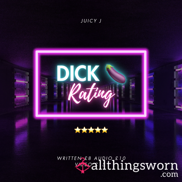 D*ck Rating 🍆 My Honest Filthy Thoughts On YOUR D*ck 🫦 ⭐️⭐️⭐️⭐️⭐️