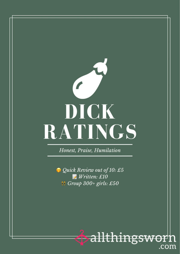 D*ck Ratings