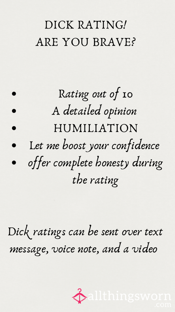 D*ck Rating