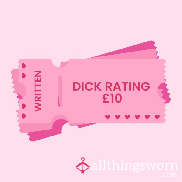 D*ck Rating By Yours Truly ✨😏❤️