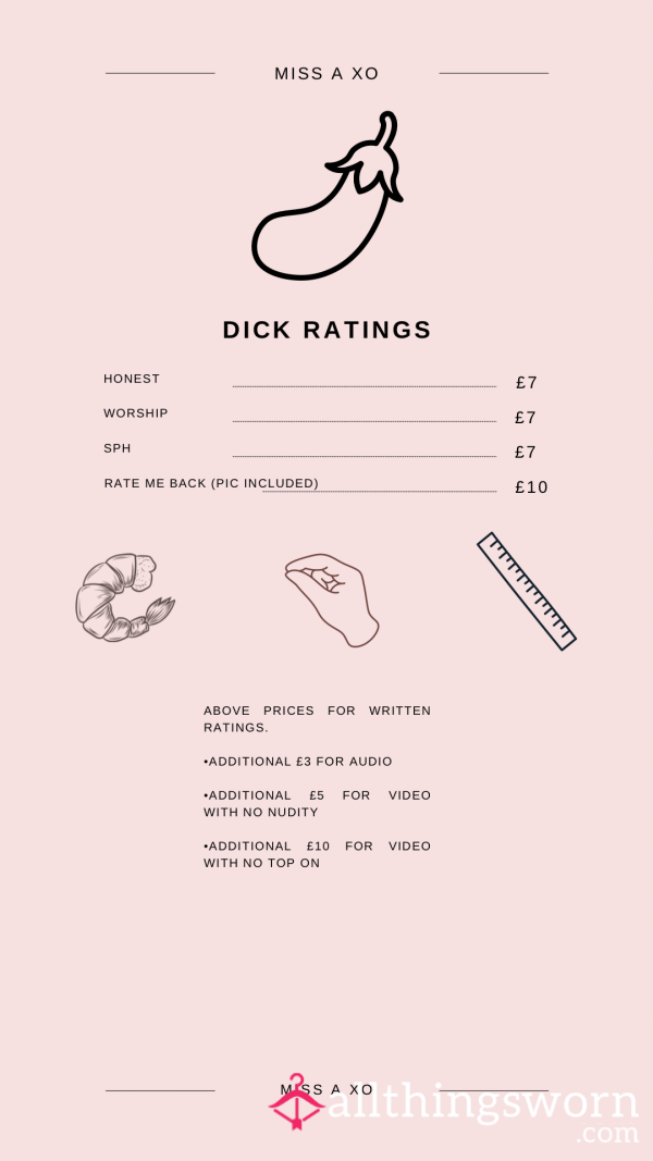 D*ck Rating - Honest, Worship Or SPH