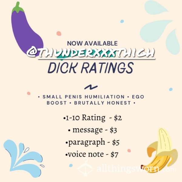 D*ck Ratings