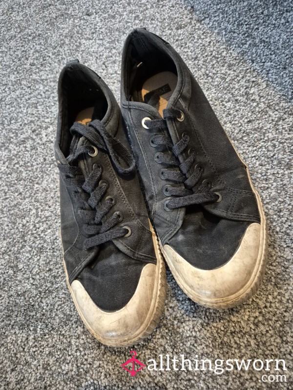 Dirtiest Stinkiest Black Trainers