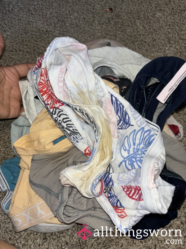 Dirty And Stinky Panties From My Hamper