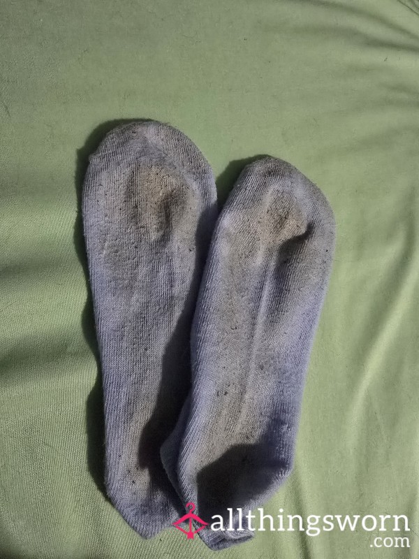 Dirty Baby Blue Socks