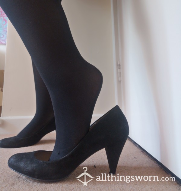 Dirty Black Heels