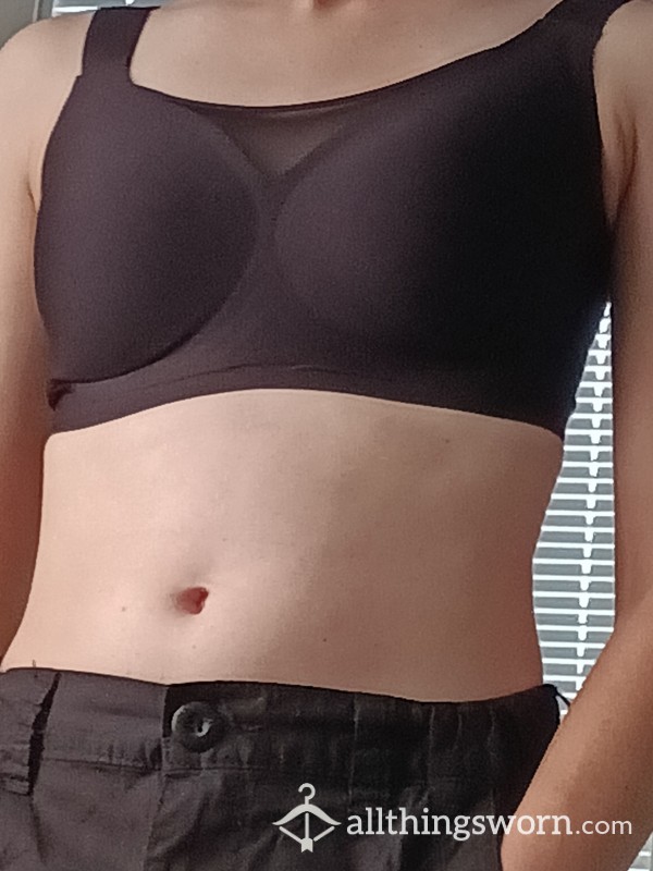 Dirty Black Sports Bra