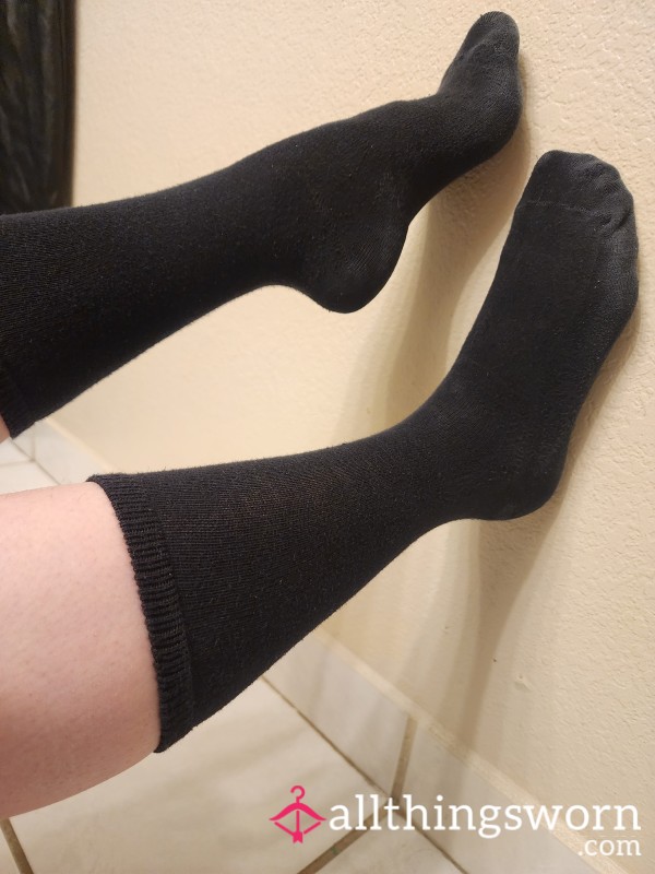 Dirty Black Work Socks