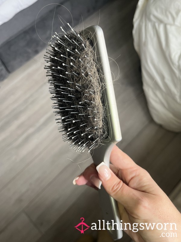 Dirty Clogged Hairbrush