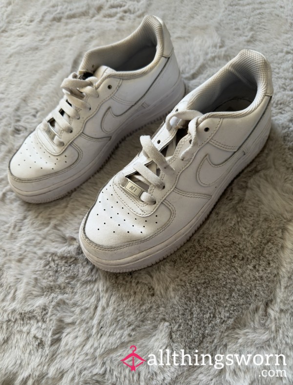 Dirty Creased Nike Airforce Trainers