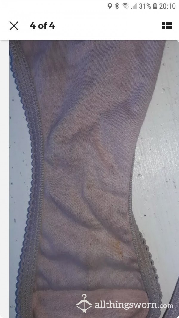 Dirty C*m Stained Panties