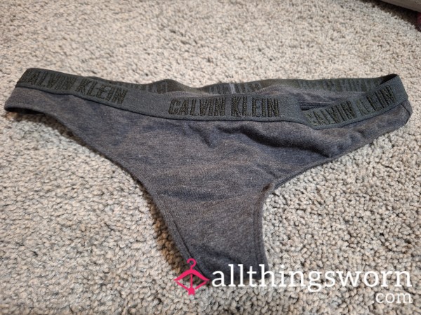 🐺 Dirty Dark Gray Thong