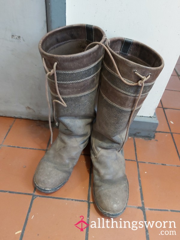 Dirty Equestrian Boots