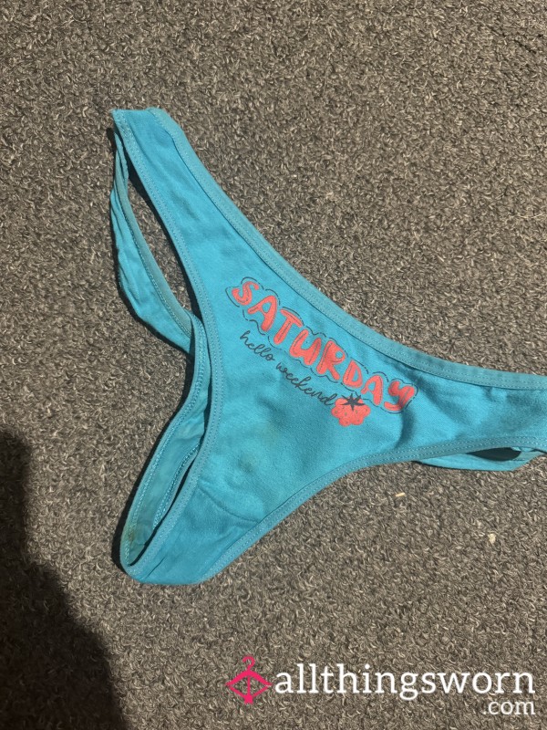 Dirty, Gym Worn, 2 Day Gstring 🥵