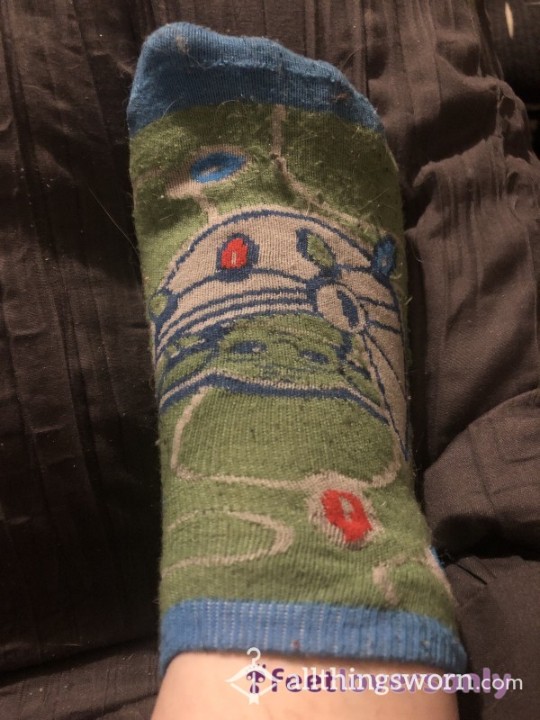 Dirty Linty Mandalorian Grogu Christmas Ankle Sock