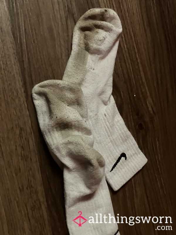 Dirty Nike Crew Socks Ready To Ship