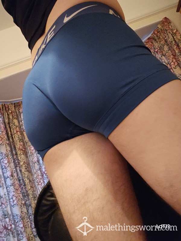 Blue Nike Boxer Shorts