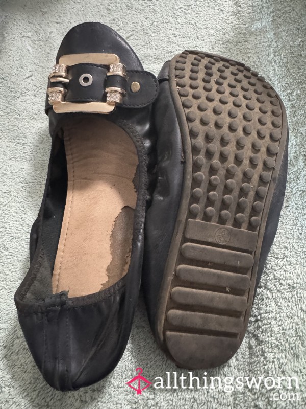 Dirty Old Well Worn Flats