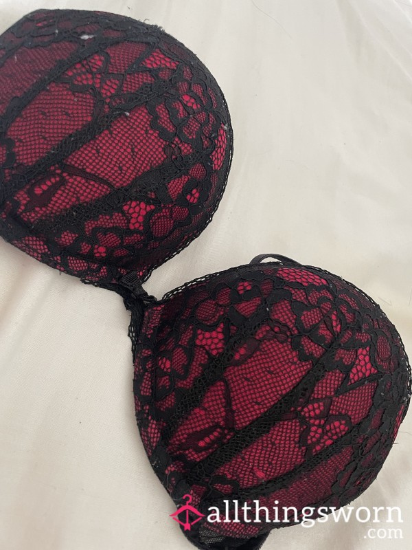 Black & Red Bra