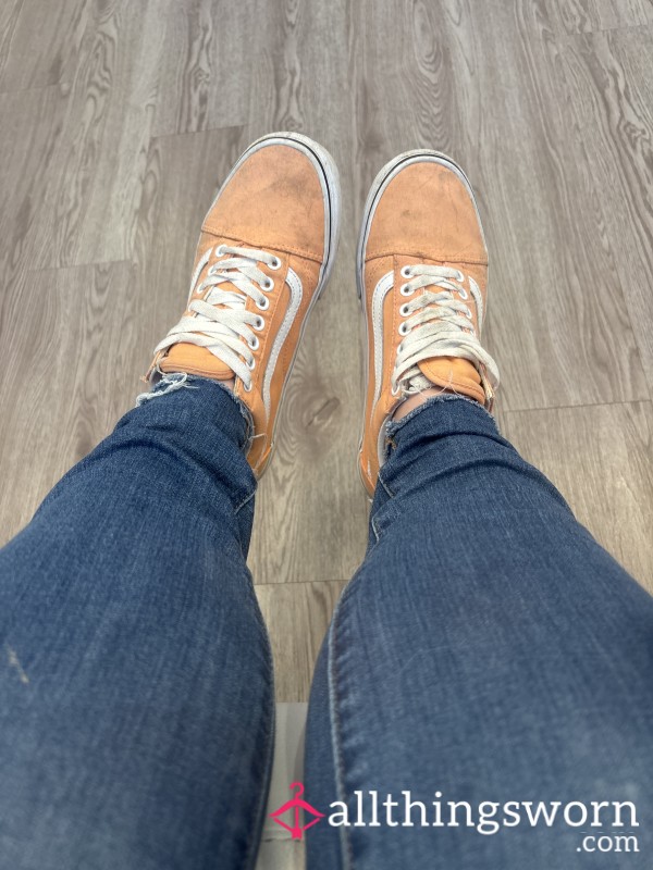 Dirty Orange Vans