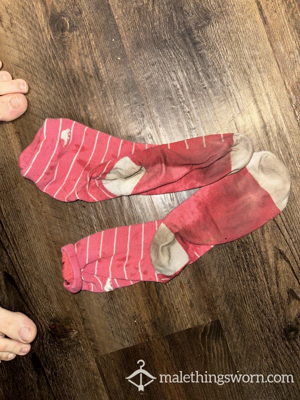 Dirty Pink Dress Socks