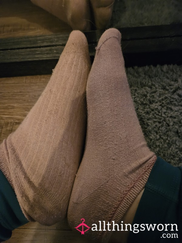 Dirty Pink Socks