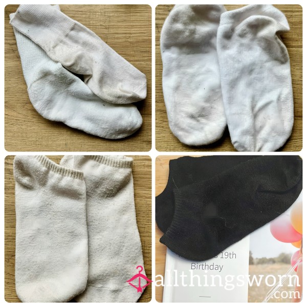 Dirty Smelly Work Socks Worn 24 Hours