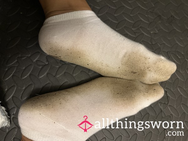 Dirty Socks After Walking Outside