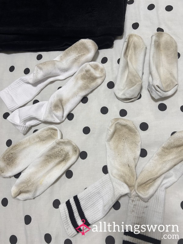 Dirty Socks- All Worn At Least 2 Days