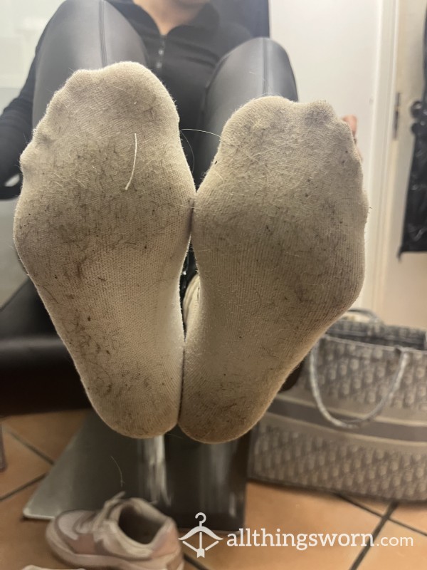 DIRTY SOCKS WORN AT SALON