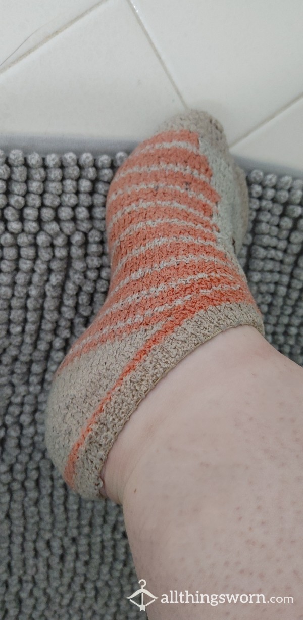 Dirty, Stinky, Used And Worn Fuzzy Socks