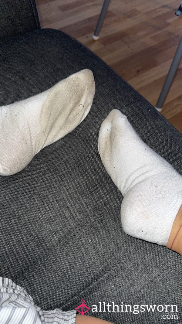 White Ankle Socks