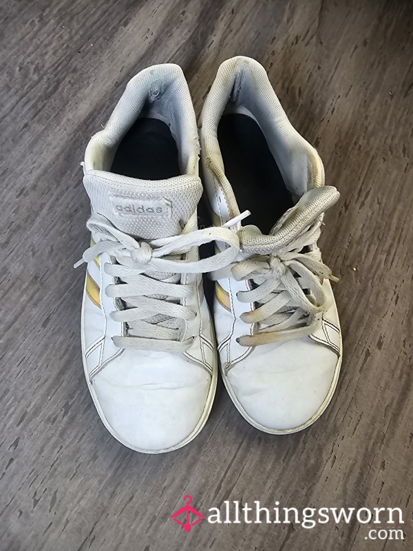 Dirty Sweaty Adidas Trainers