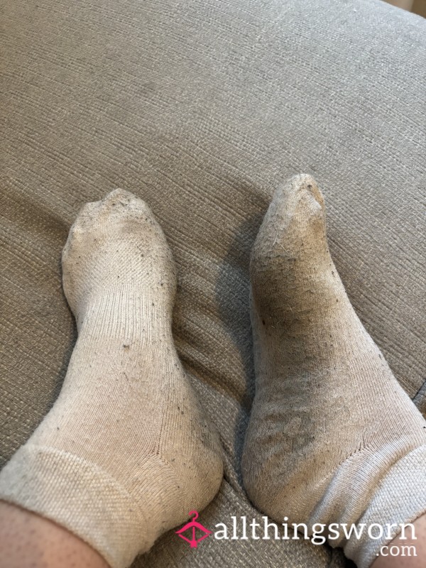 Dirty, Sweaty, Gym Socks, Worn Without Shoes😍🧦