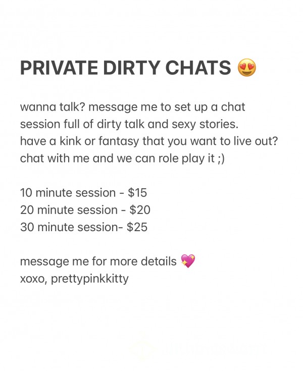 Dirty Talk - S**y Live Chat With Me