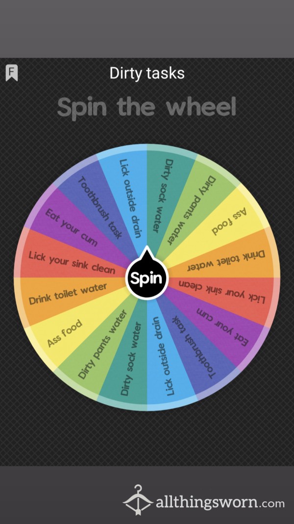 Dirty Task Wheel