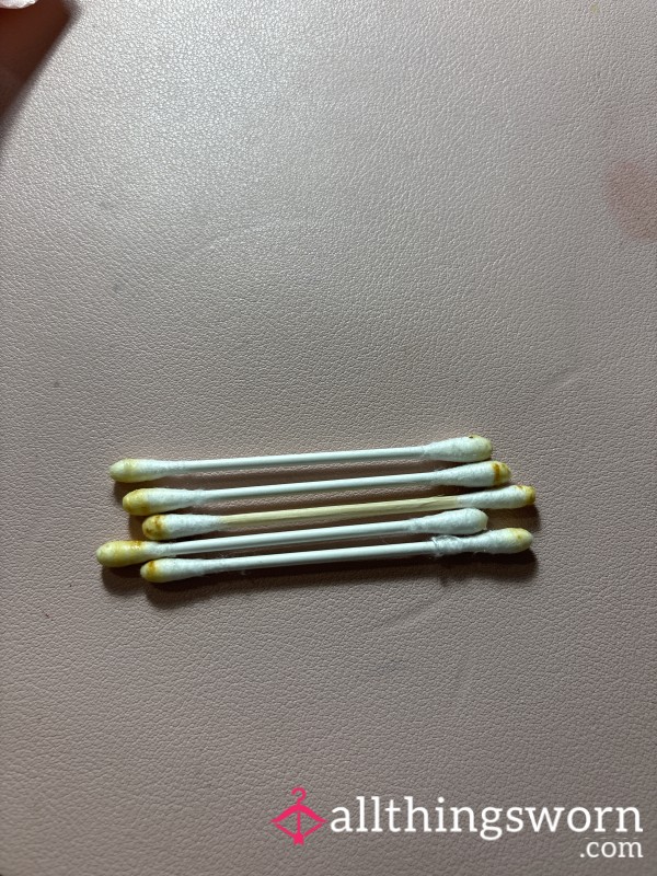 Dirty Used Cotton Buds