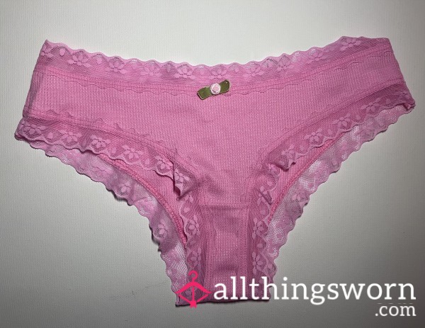 Dirty Used Lace Pink Panties