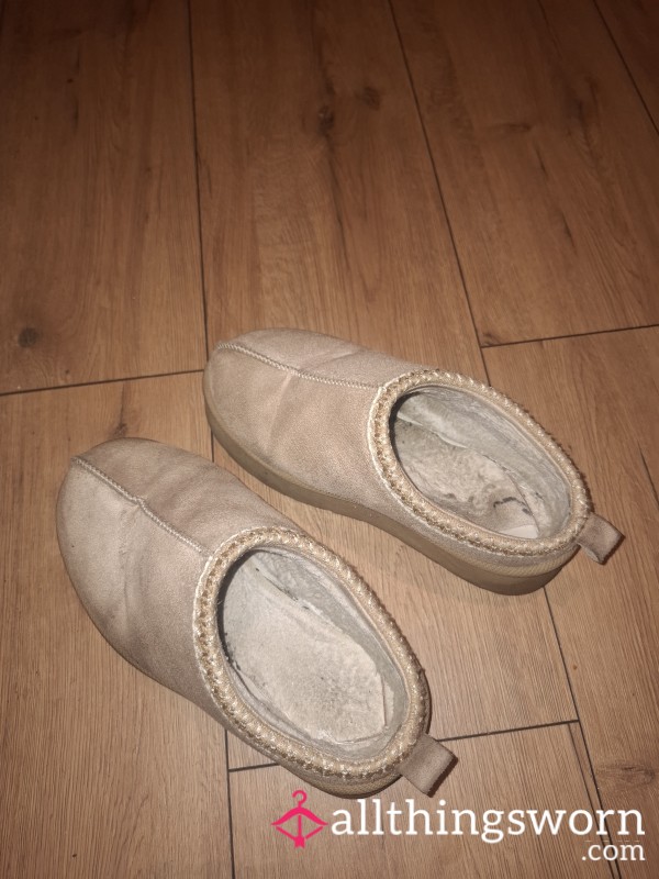 Dirty Well Worn Slipper Type Shoes