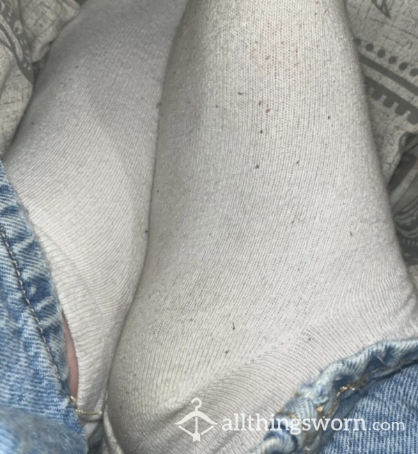 Dirty White Ankle Socks