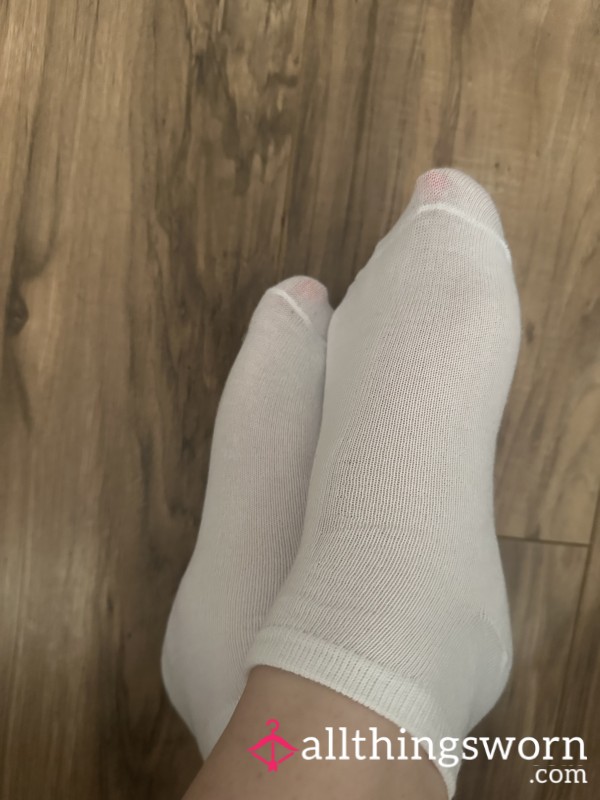 Dirty White Ankle Socks