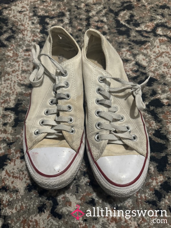 DIRTY White Converse