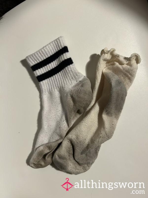 Dirty White Socks