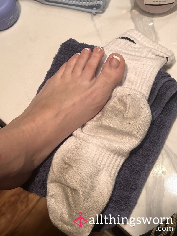 Dirty White Socks