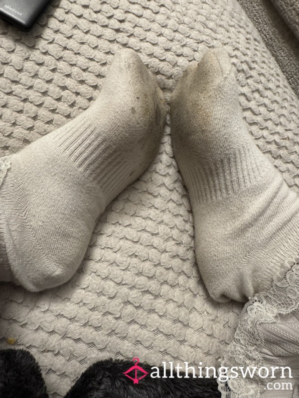 Dirty White Socks